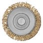 Щетка дисковая для дрели 30 мм, витая латун. стальн. пров. 0,35 мм (74440) MATRIX фото3