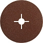 Круг шлифовальный фибровый 125х22 мм, P60, велкро осн., 5 шт. "ПРОФИ" (35585-125-060) ЗУБР фото2