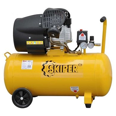 Воздушный компрессор SKIPER AR50V (до 400 л/мин, 8 атм, 50 л, 230 В, 2.2 кВт)