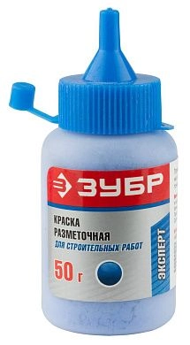 Краска разметочная для строительных работ, синяя, 50г (4-06405-1_z01) ЗУБР