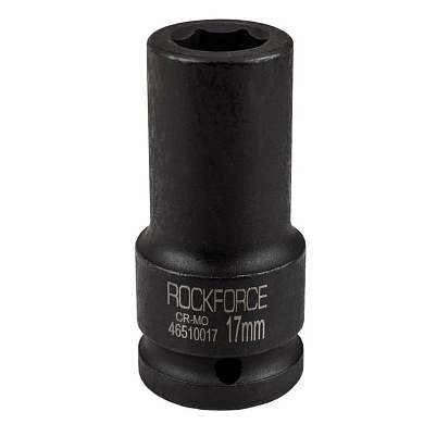 Головка ударн. 3/4" 17мм, L=100мм, 6гр. CrMo (RF-46510017) Rock FORCE