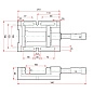 Тиски станочные 100мм, трехсторонние сверлильные (32716-100) KRAFTOOL фото11
