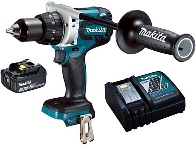 Дрель-шуруповерт аккум. DDF 481 RF (18.0 В, 1 акк. х 3.0 А/ч Li-Ion, 115 Нм, чем.) MAKITA