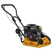 Виброплита SKIPER C90L-WM (LС200F, 6.5л.с., плита 54х42см., 15кН, 25м/мин, рез. коврик, колёса), SKI