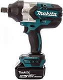 Гайковерт ударный аккум. DTW 1001 RTJ (18.0 В, 2 акк. х 5.0 Ач Li-ion, 3/4", 1050 Нм, чем.) MAKITA