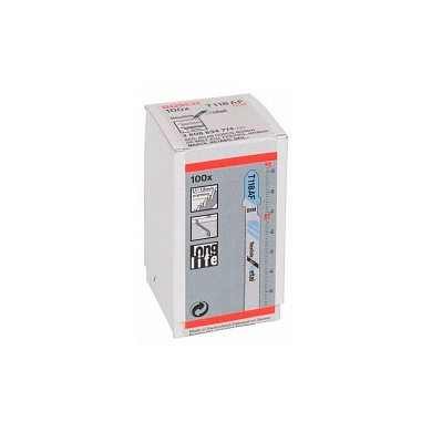 Пилка для лобзика T 118 AF Flexible for Metal (в упаковке 100шт.), (2.608.634.774) BOSCH