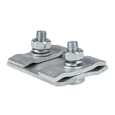 Зажим соединительный плашечный 2 болта М8 (D провода 9,1...12,0 мм) ПС-2-1 EKF PROxima