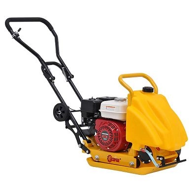 Виброплита С160 (Loncin 9,0 л.с., реверс,  колеса)