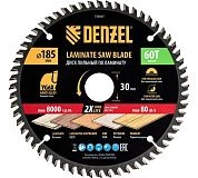 Диск пильный 185х30х2.8х60T по ламинату (733847) DENZEL