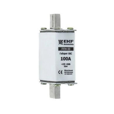 Вставка плавкая ППН-33 100/10А (660В 10А AC) fus-33/100/10 EKF PROxima