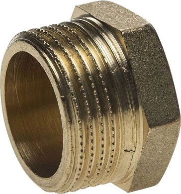 Заглушка латунь, 6-ти гранная головка, наружная резьба, 3/4" (51098-S-3/4) GENERAL FITTINGS