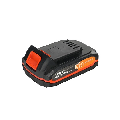 Аккумулятор 21В 1шт. 2.0 А/ч Li-ion BR 21 V Max Pro UES PATRIOT