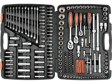 Набор инструментов автомобильных (1/2", 3/8", 1/4") (216пр.)(58691) STHOR