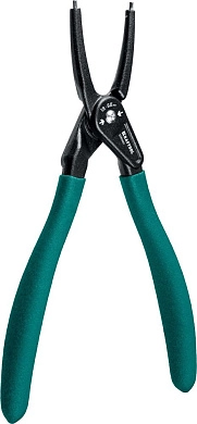 Съемник стопорных колец 180мм, прям. губки, для внутр. колец (22812-1) KRAFTOOL