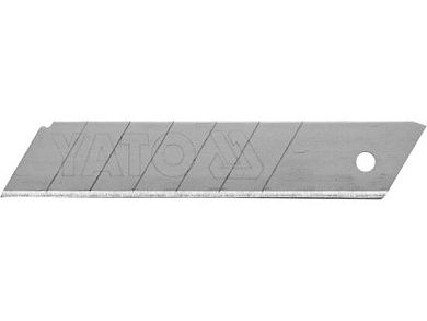 Лезвие для ножа сегментированное 25мм, SK2 (10шт.) (YT-75262) YATO