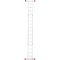 Лестница-трансформер алюм. шарнирная NV2320 (4х4 ступ. 219/452см, 13.1кг) Новая Высота фото4