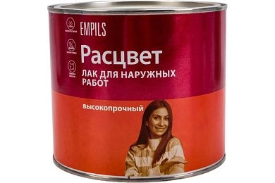 Лак «РАСЦВЕТ» для наружных работ алкидный 1.9 кг