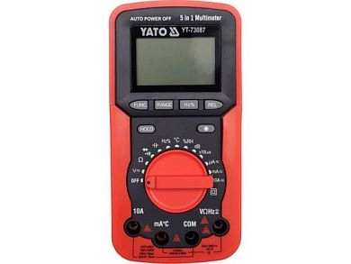Мультиметр цифровой 5 в 1 (YT-73087) YATO