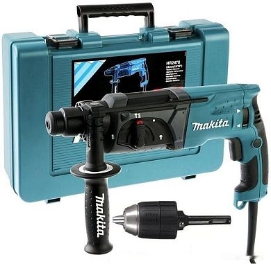 Перфоратор HR 2470 X19 (SDS-plus, 780 Вт, 2.7 Дж, БЗП в компл., чем.) MAKITA