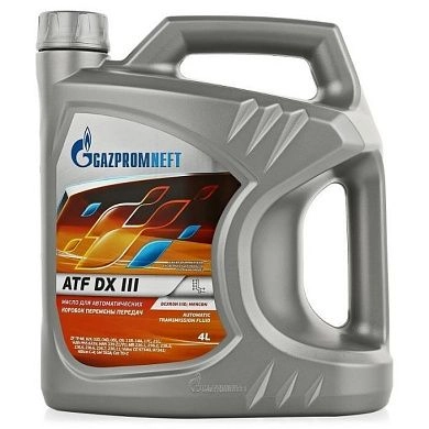Масло трансмиссионное п/синт. ATF DX III (красное) 4л (253651855) GAZPROMNEFT
