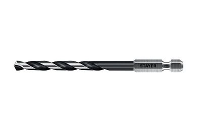 Сверло по металлу ц/х 6.0х57х116 мм, HSS, хв. HEX 1/4", класс A1 "IMPACT READY" (29603-6) STAYER