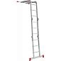 Лестница-трансформер алюм. шарнирная NV2320 (4х3 ступ. 170/348см, 11.5кг) Новая Высота фото8