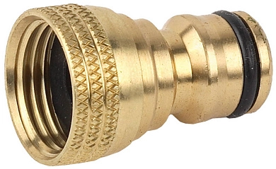 Адаптер внешний "Profi" (соединитель-резьба внешняя) латунный, 1/2" (4246-55010B) RACO