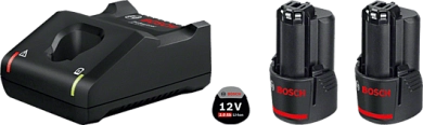 Аккумулятор 12В 2шт 2,0 А/ч Li-ion GBA 12V + ЗУ GAL 12V-40 (1 600 A01 9R8) BOSCH АКЦИЯ