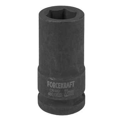 Головка ударн. 3/4" 22мм 12гр. глубокая (FK-46510022) FORCEKRAFT