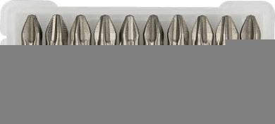 Биты "X-DRIVE" торсионные кованые, обточенные, KRAFTOOL 26121-2-25-10, Cr-Mo сталь, тип хвостовика C