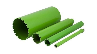 Сверло алмазное труб. 132х24х3.5х8х10х450мм 1-1/4" UNC / железобетон APEXDIA