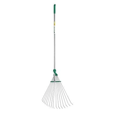 Грабли регулир, сталь рабоч часть, алюмин черенок, 1180мм, 170-570мм,POCTOK РВ-15 (39640_z01) РОСТОК