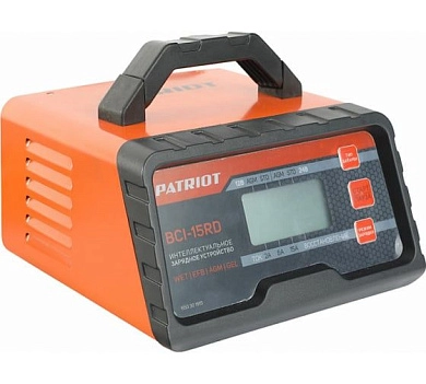 Устройство зарядное BCI-15RD (12/24В 15А 220В для WET/AGM/GEL/EFB) PATRIOT / OPTIMA