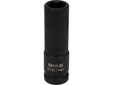 Головка ударн. 1/2" 14мм, L=78мм, 6гр., глубокая CrMo (YT-1034) YATO