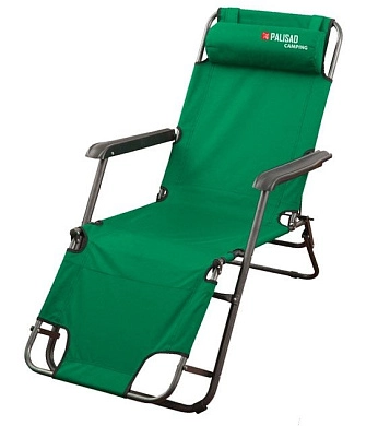 Кресло-шезлонг двухпозиционное 156х60х82 см, Camping (69587) PALISAD