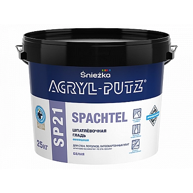 Шпатлевка финишная Sniezka ACRYL-PUTZ SP21 SPACHTEL, 25.0кг