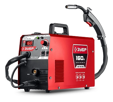 Полуавтомат сварочный инв. ПСГ-М5-160 (230В, 20-160А, ПВ 70%, Ø эл. 1.6-3.0) ЗУБР