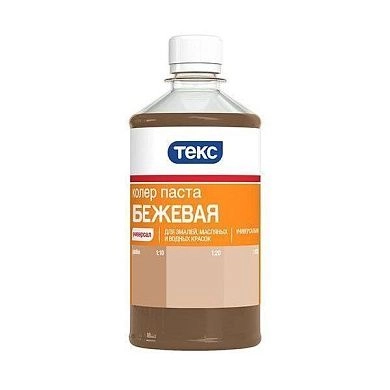 Паста колеровочная универсальная, ТЕКС, №15 бежевая 0.5 л