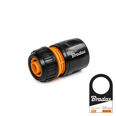 Соединение быстросъемное 1/2" - 5/8" BLACK LINE, 3шт. (ECO-PWB2120/3) BRADAS
