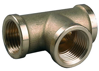 Тройник латунь, г/г/г, 1" (51055-1) GENERAL FITTINGS