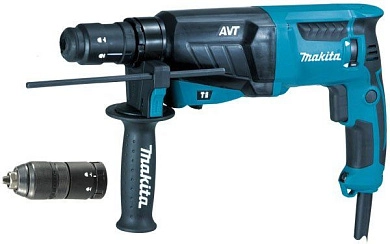 Перфоратор HR 2631 FTJ (SDS-plus, 800 Вт, 2.4 Дж, БЗП в компл., кейс MakPac) MAKITA