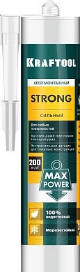 Клей монтажный KRAFTOOL KraftNails Premium KN-901, сверхсильный универсальный, для наружных и внутре