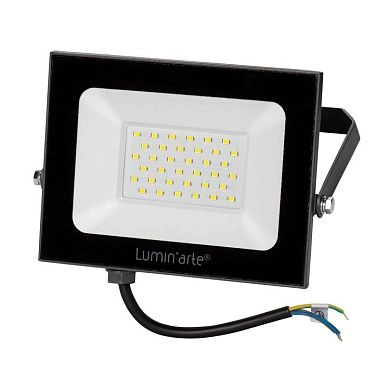 Прожектор светодиодный 50 Вт (230В, 5700К, IP65, черный) Lumin`arte