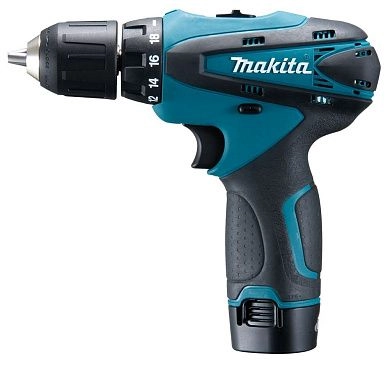 Дрель-шуруповерт аккум. DF 330 DWE (10.8 В, 2 акк. х 1.3 А/ч Li-Ion, 24 Нм, чем.) MAKITA