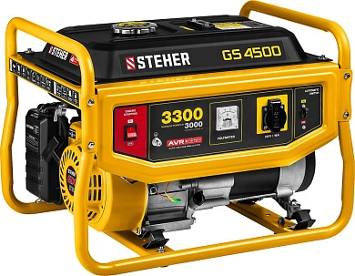 Генератор бензиновый GS-4500, 3300 Вт STEHER