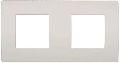 Панель накладная горизонтальная, 2 гнезда (SV-55210-2) СВЕТОЗАР