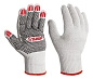 Перчатки ОПТИМА, М 8, х/б перчатки с ПВХ покрытием (11440-M) ЗУБР фото2