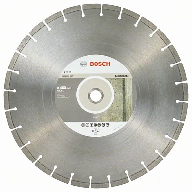 Круг алмазный сегм. 400x10х25.4 мм Standard for Concrete (2 608 603 807) BOSCH