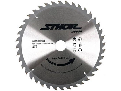 Диск пильный 250х30х3.0/1.8х40 по дереву (08834) STHOR