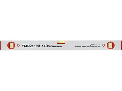 Уровень строительный, 1200мм 3 гл., толщ. 1,5мм, быт. (YT-3005) YATO